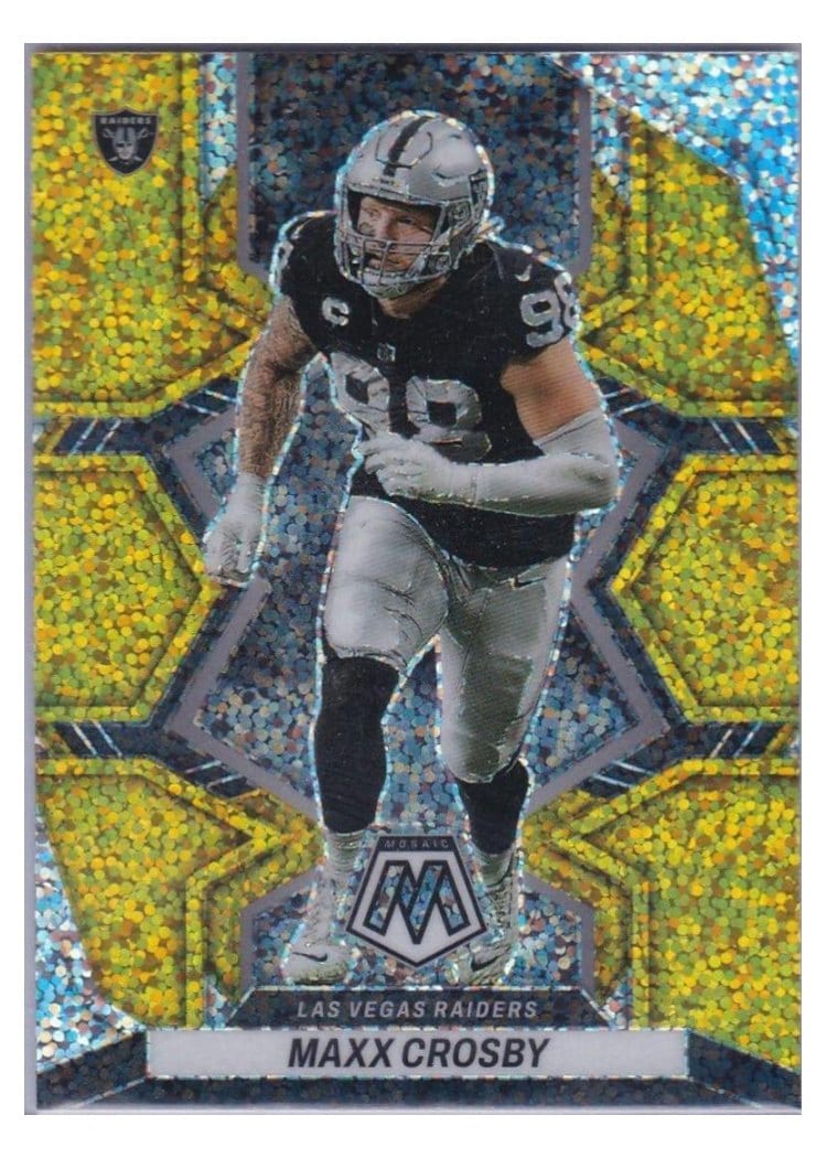 2022 Panini Mosaic Base Set Maxx Crosby #119 card