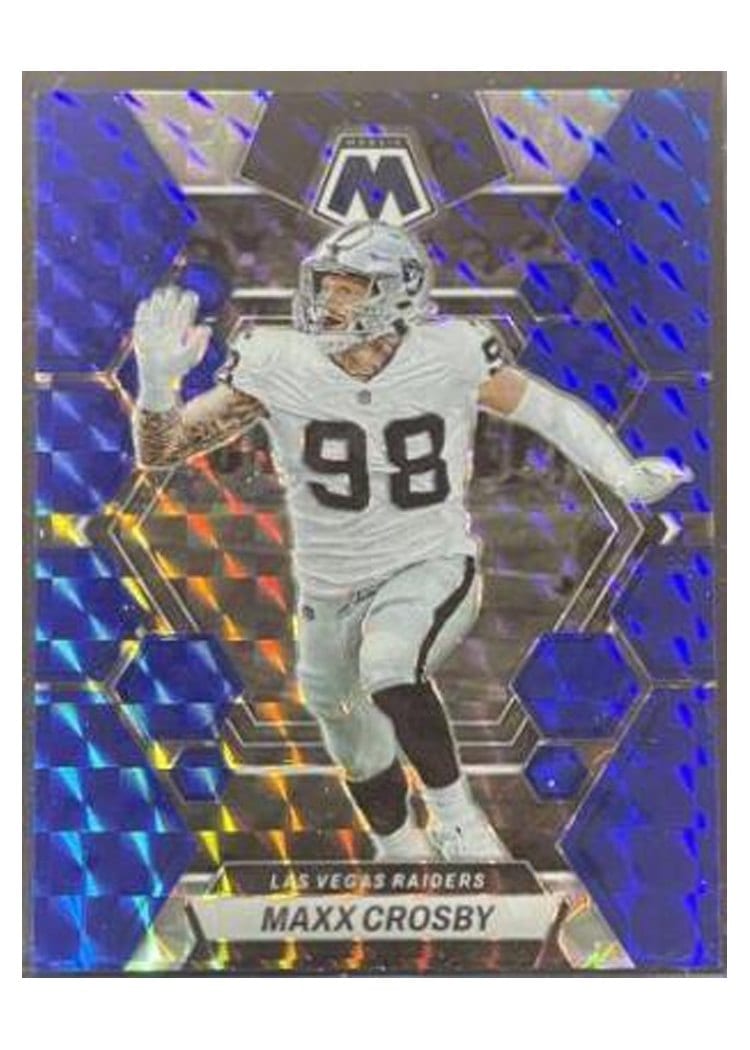 2023 Panini Mosaic Base Set Maxx Crosby #123 card