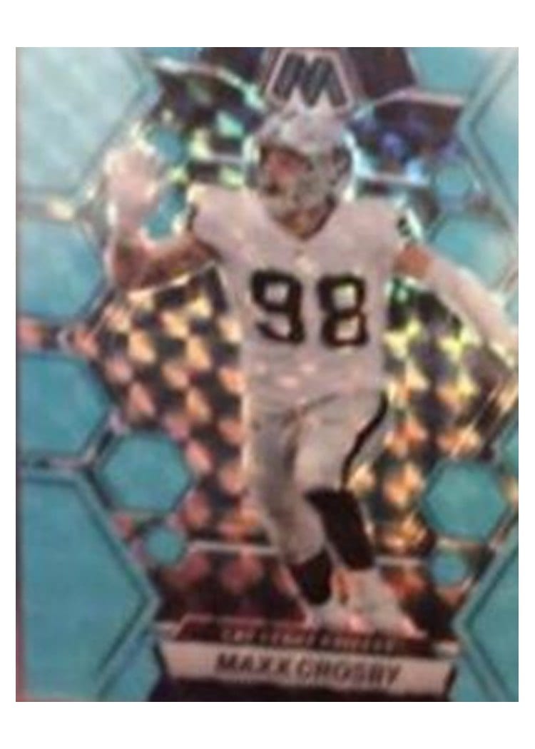 2023 Panini Mosaic Base Set Maxx Crosby #123 card