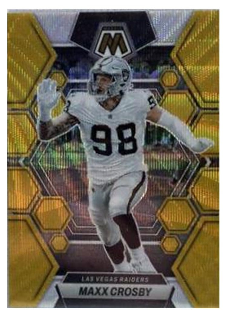2023 Panini Mosaic Base Set Maxx Crosby #123 card