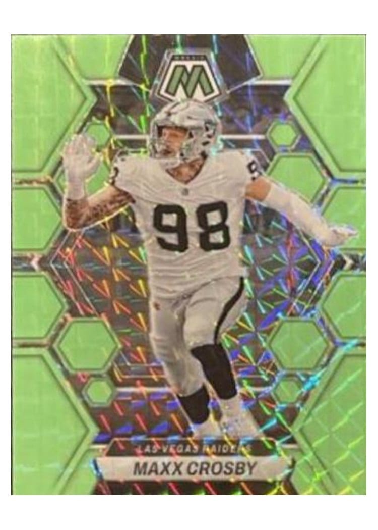 2023 Panini Mosaic Base Set Maxx Crosby #123 card