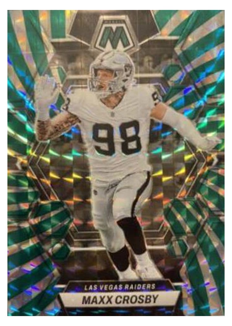 2023 Panini Mosaic Base Set Maxx Crosby #123 card