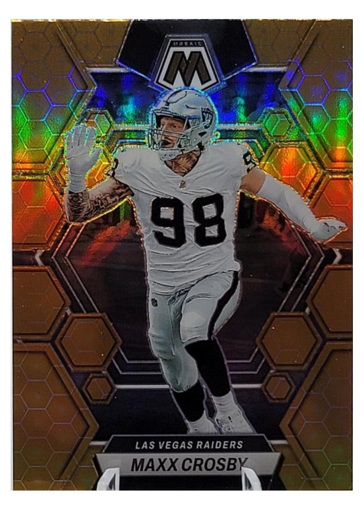 2023 Panini Mosaic Base Set Maxx Crosby #123 card