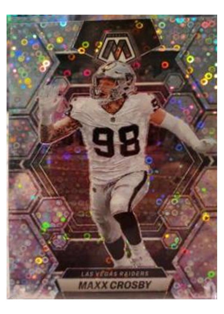 2023 Panini Mosaic Base Set Maxx Crosby #123 card