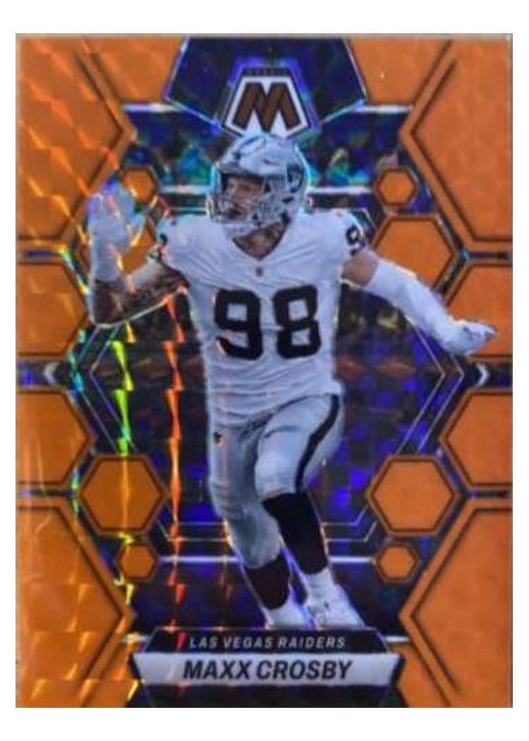 2023 Panini Mosaic Base Set Maxx Crosby #123 card