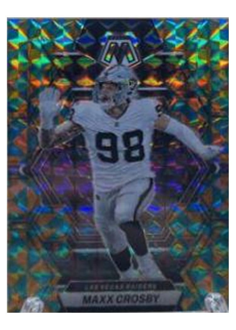 2023 Panini Mosaic Base Set Maxx Crosby #123 card
