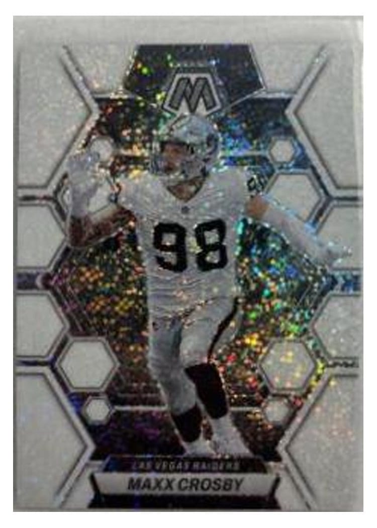 2023 Panini Mosaic Base Set Maxx Crosby #123 card