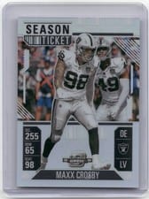 2024 Panini Contenders Optic Base Set Maxx Crosby #29 card
