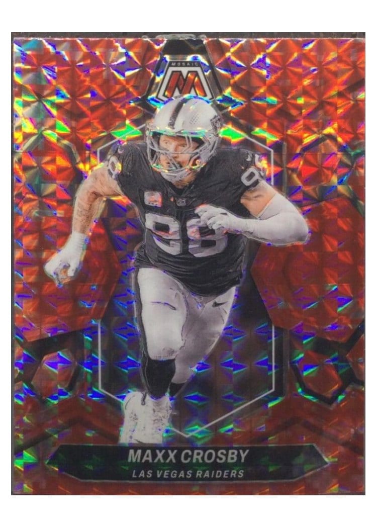 2024 Panini Mosaic Base Set Maxx Crosby #118 card