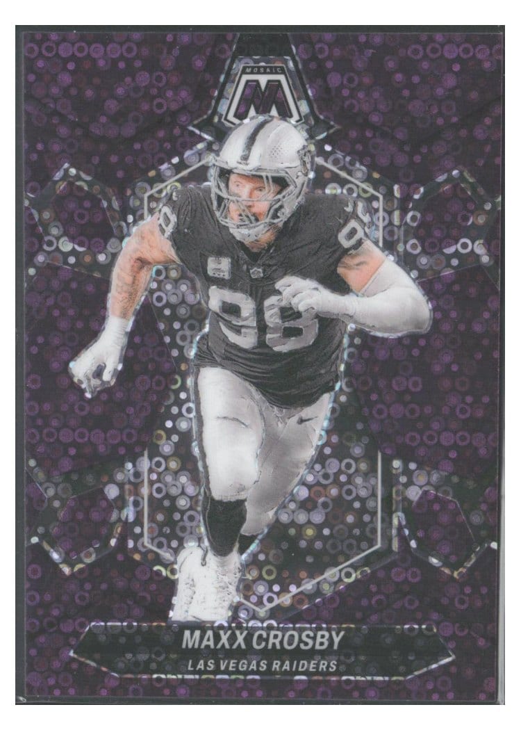 2024 Panini Mosaic Base Set Maxx Crosby #118 card