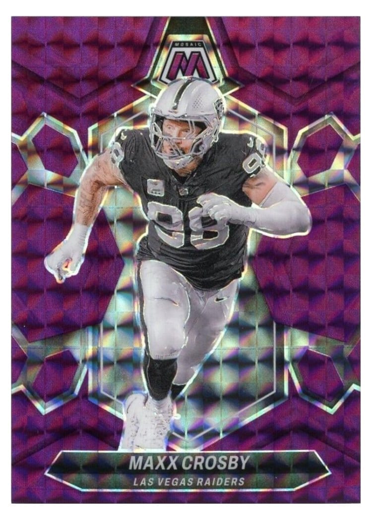 2024 Panini Mosaic Base Set Maxx Crosby #118 card