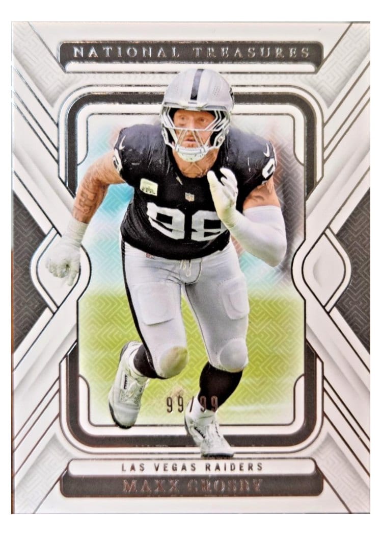 2024 Panini National Treasures Base Set Maxx Crosby #52 card