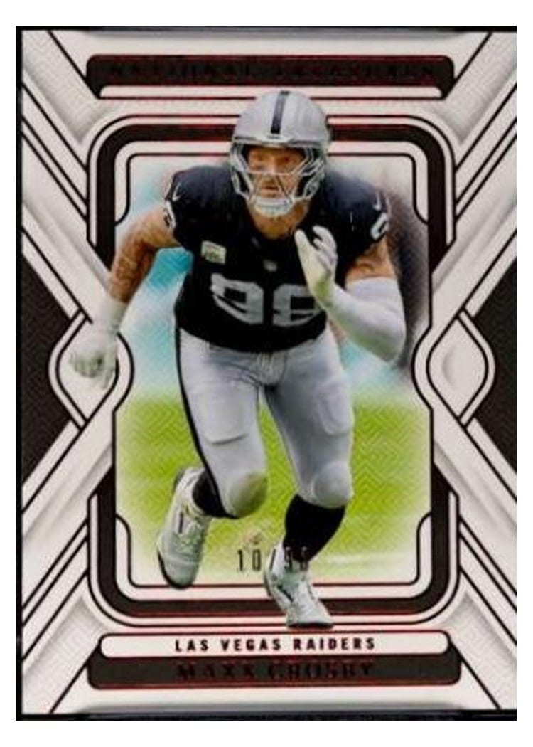 2024 Panini National Treasures Base Set Maxx Crosby #52 card