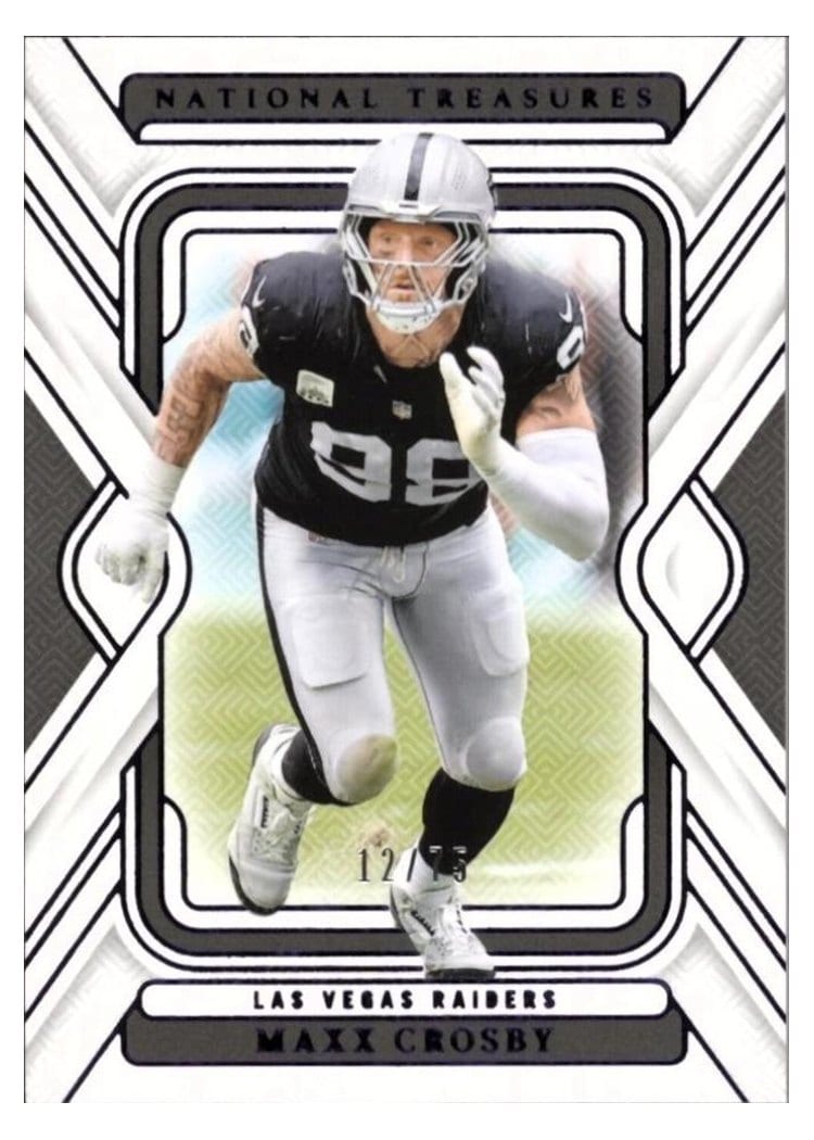 2024 Panini National Treasures Base Set Maxx Crosby #52 card