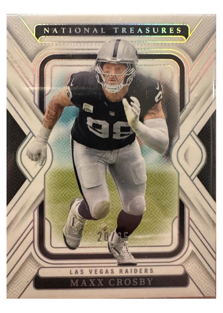 2024 Panini National Treasures Base Set Maxx Crosby #52 card