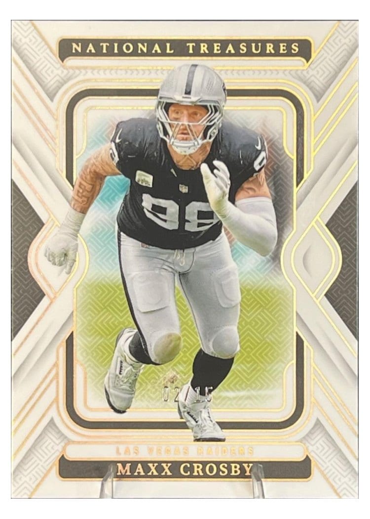 2024 Panini National Treasures Base Set Maxx Crosby #52 card