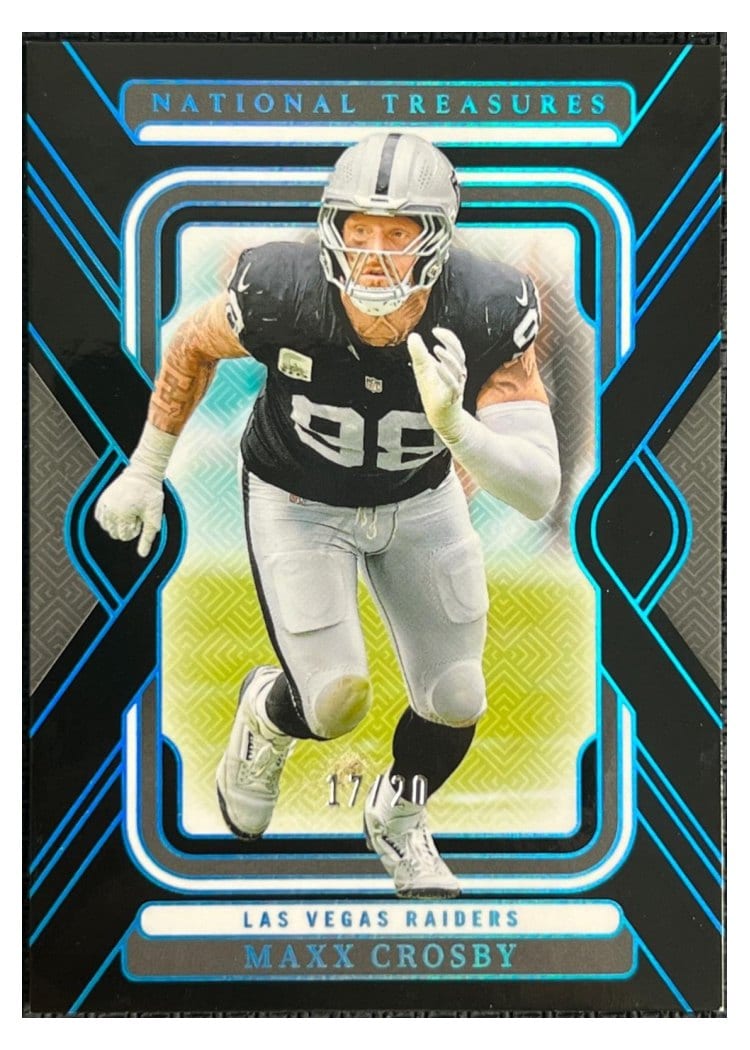 2024 Panini National Treasures Base Set Maxx Crosby #52 card