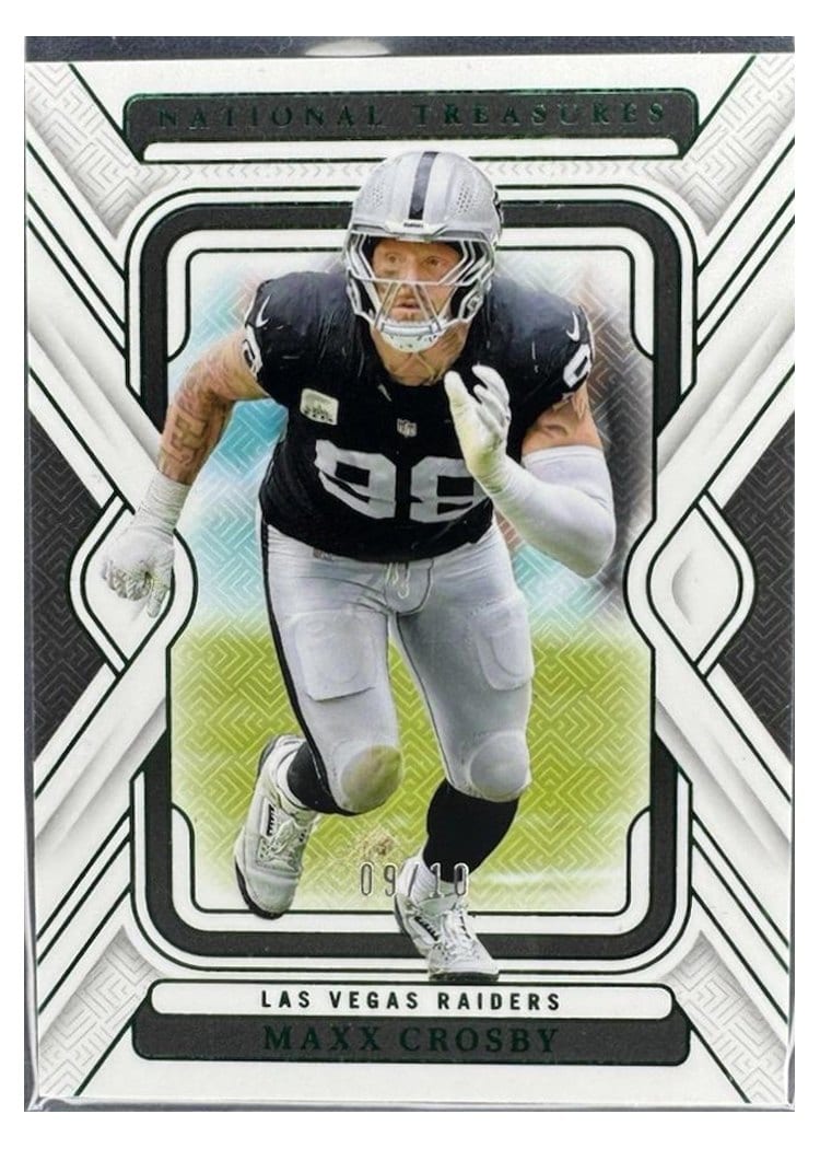 2024 Panini National Treasures Base Set Maxx Crosby #52 card