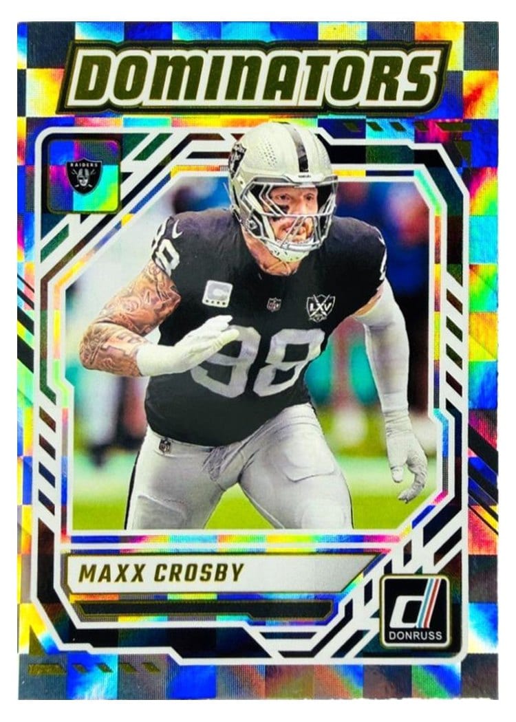 2025 Donruss Dominators Maxx Crosby #DOM-MCY card