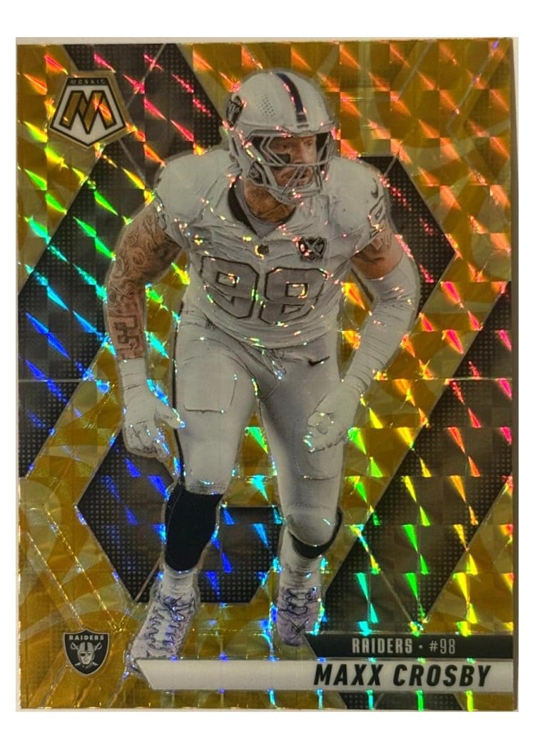 2025 Panini Mosaic Base Set Maxx Crosby #249 card