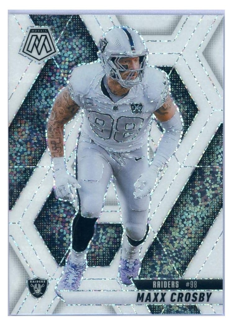 2025 Panini Mosaic Base Set Maxx Crosby #249 card