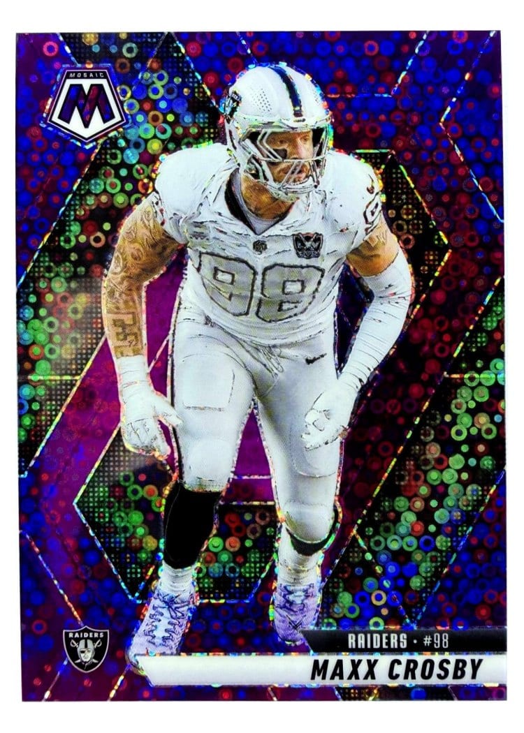 2025 Panini Mosaic Base Set Maxx Crosby #249 card