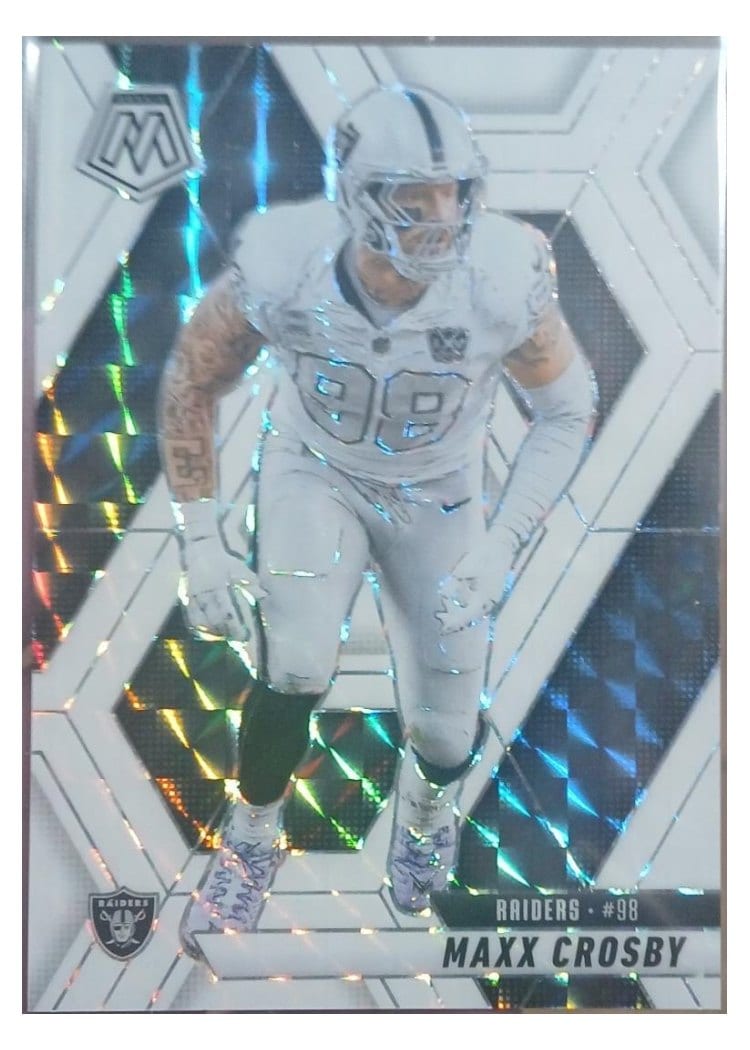 2025 Panini Mosaic Base Set Maxx Crosby #249 card
