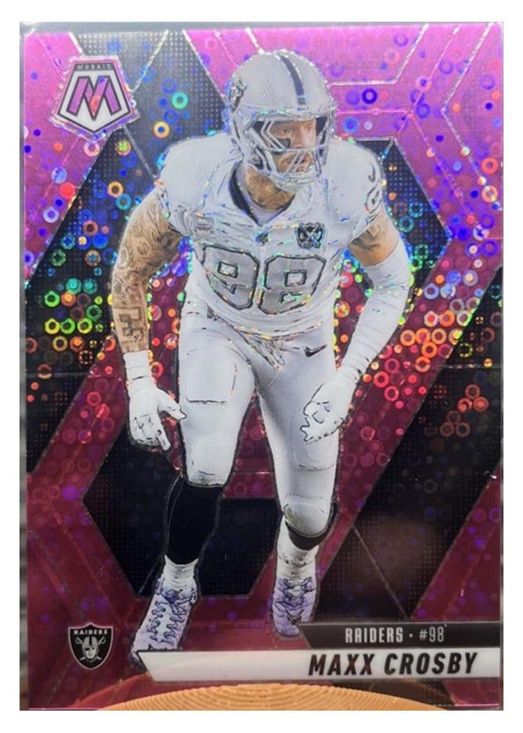 2025 Panini Mosaic Base Set Maxx Crosby #249 card