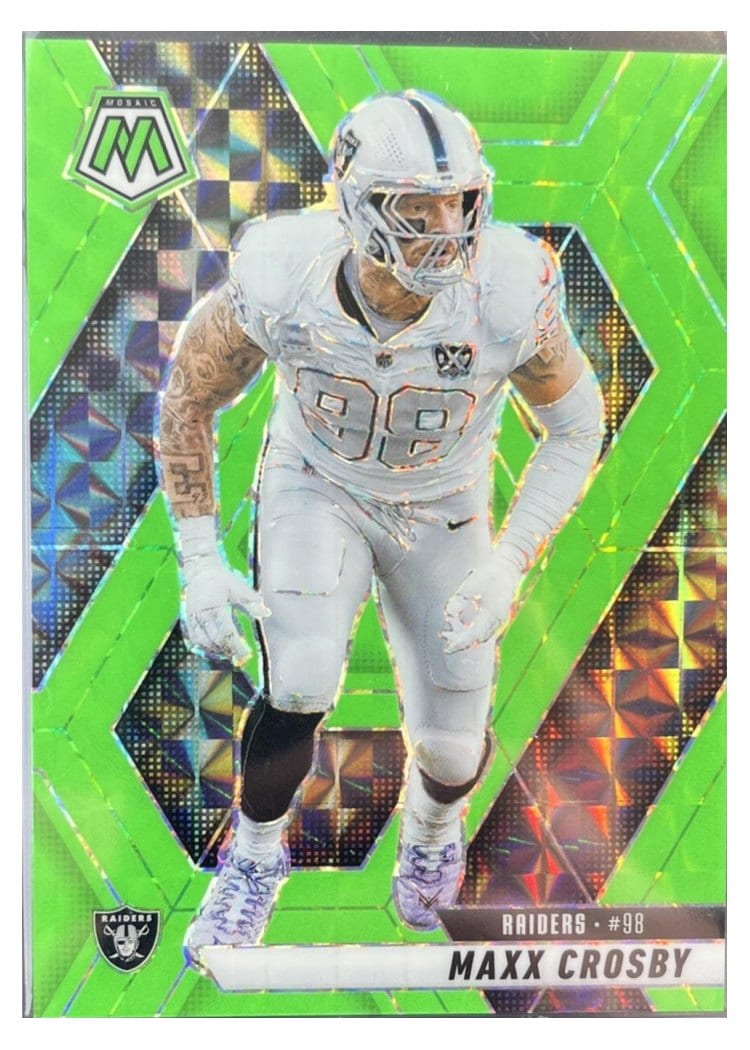 2025 Panini Mosaic Base Set Maxx Crosby #249 card