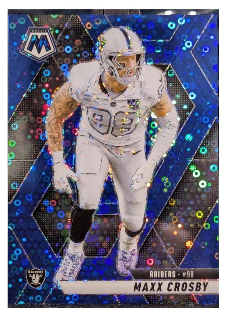 2025 Panini Mosaic Base Set Maxx Crosby #249 card