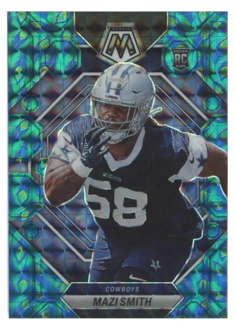 2023 Panini Mosaic Base Set Mazi Smith Choice Peacock #347 card
