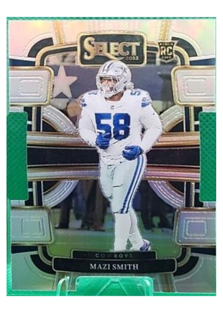 2023 Panini Select Base Set Mazi Smith Silver Prizm Die-Cut #27 card