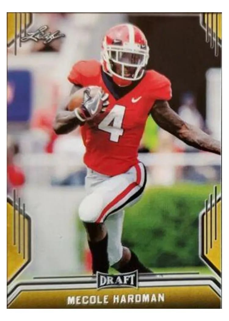 2019 Leaf Draft Mecole Hardman #53 card