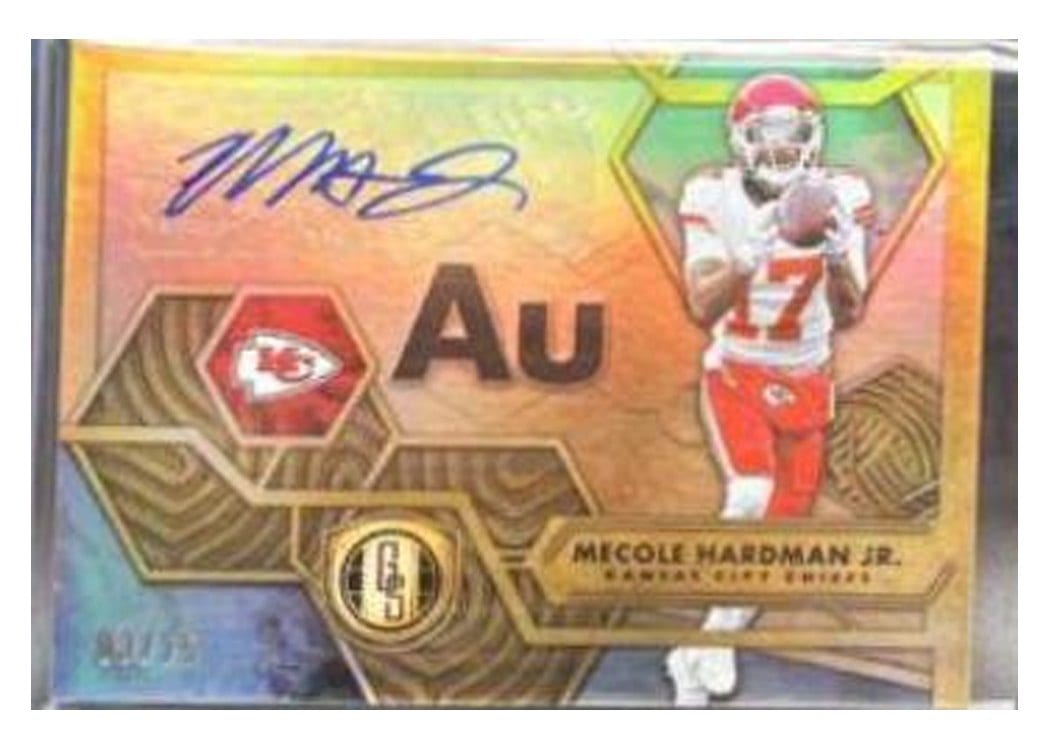 2022 Panini Gold Standard Au Mecole Hardman Jr #AU-MHA card