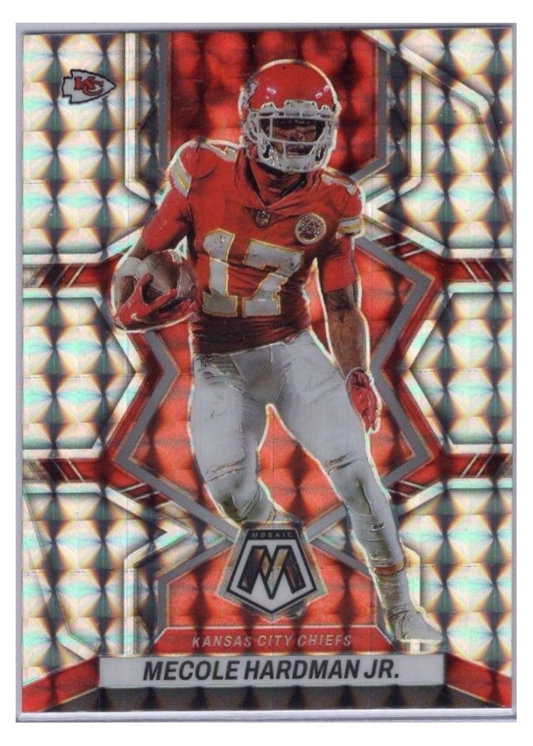 2022 Panini Mosaic Base Set Mecole Hardman Jr #98 card