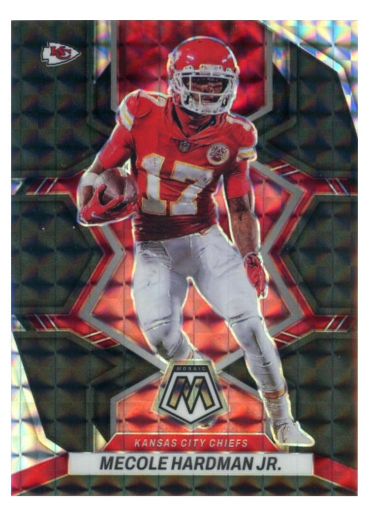 2022 Panini Mosaic Base Set Mecole Hardman Jr #98 card
