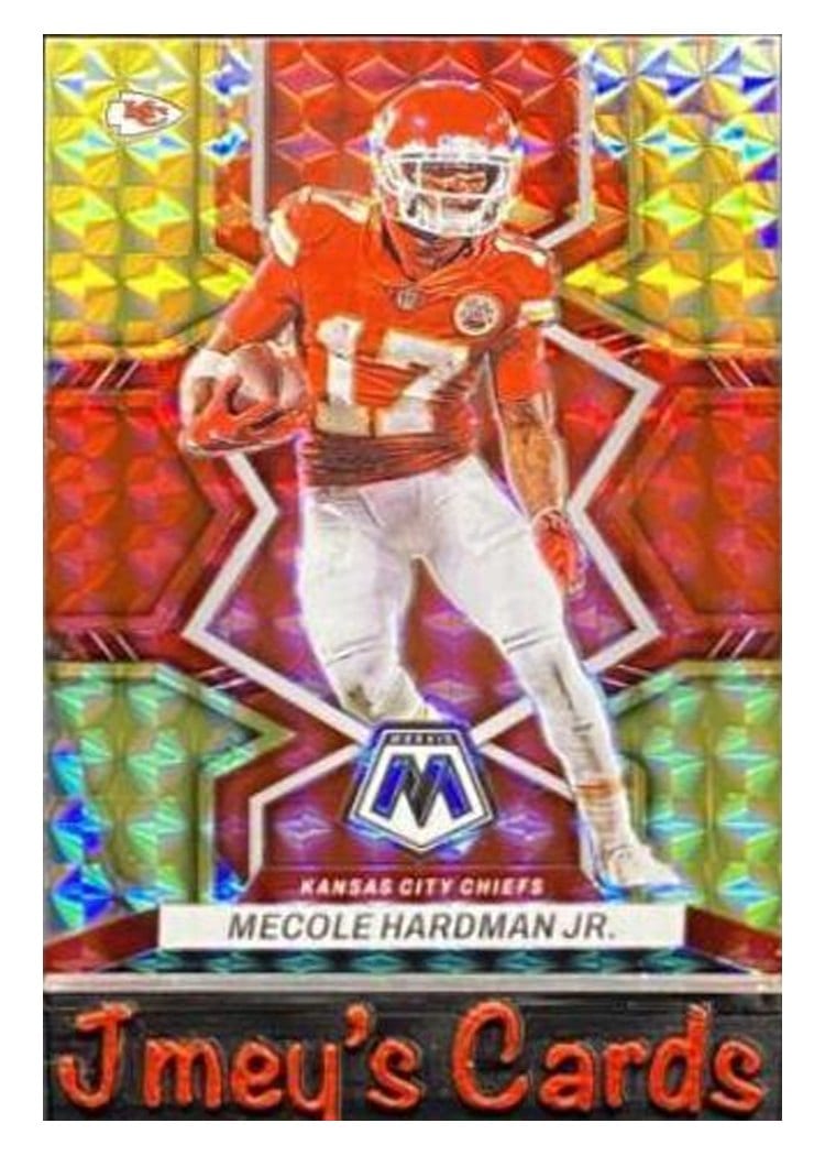 2022 Panini Mosaic Base Set Mecole Hardman Jr #98 card