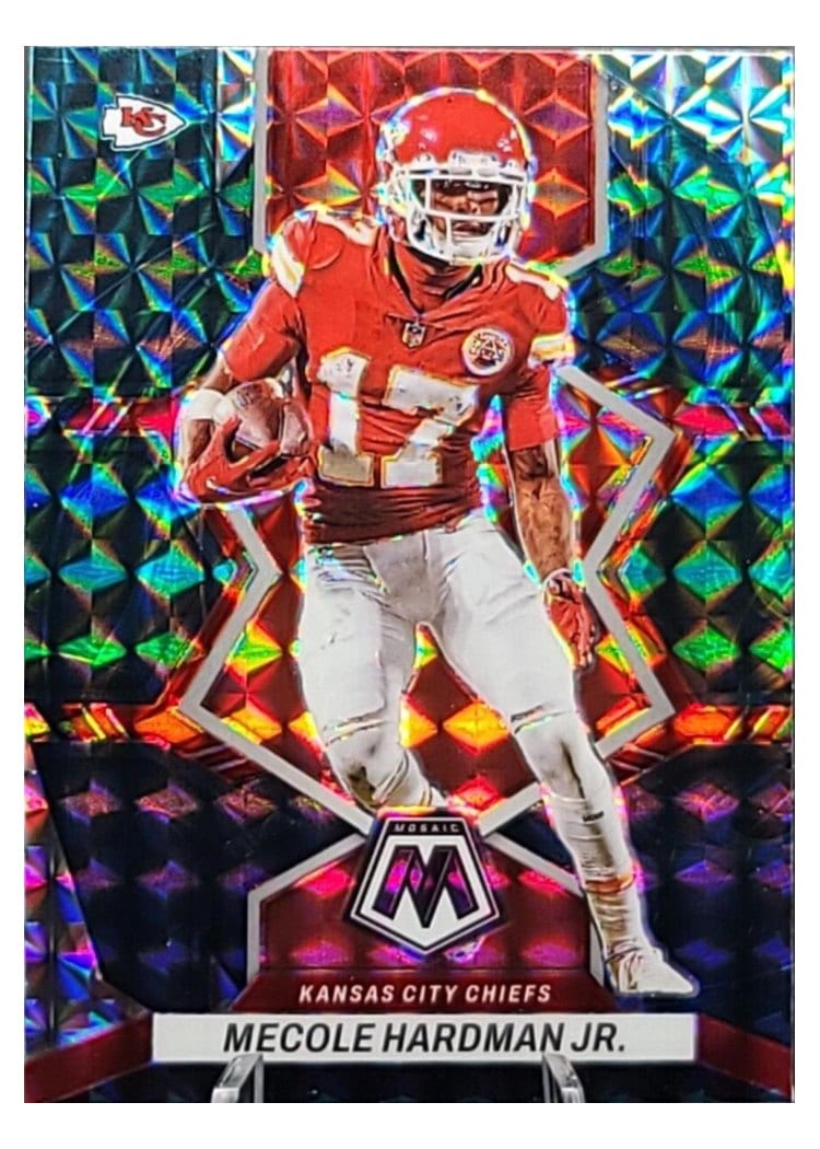 2022 Panini Mosaic Base Set Mecole Hardman Jr #98 card
