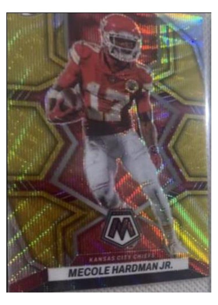 2022 Panini Mosaic Base Set Mecole Hardman Jr #98 card