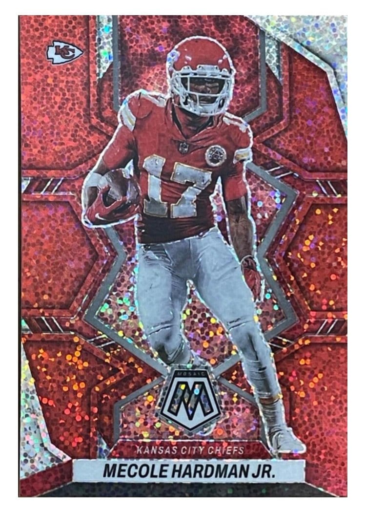 2022 Panini Mosaic Base Set Mecole Hardman Jr #98 card