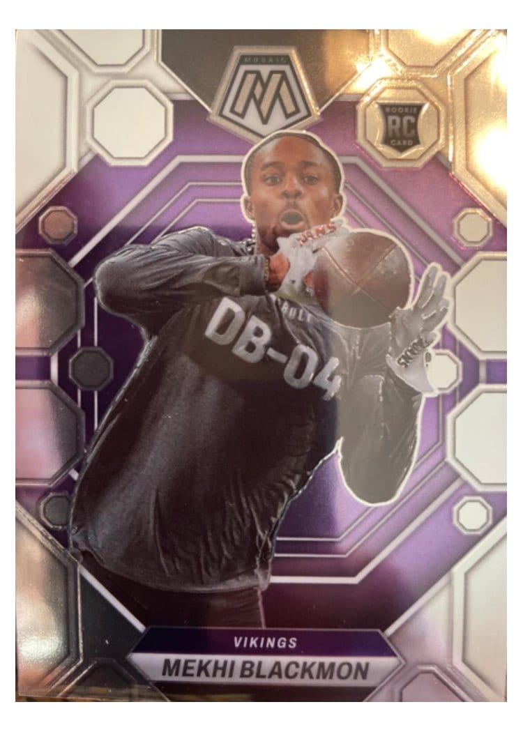 2023 Panini Mosaic Base Set Mekhi Blackmon #348 card