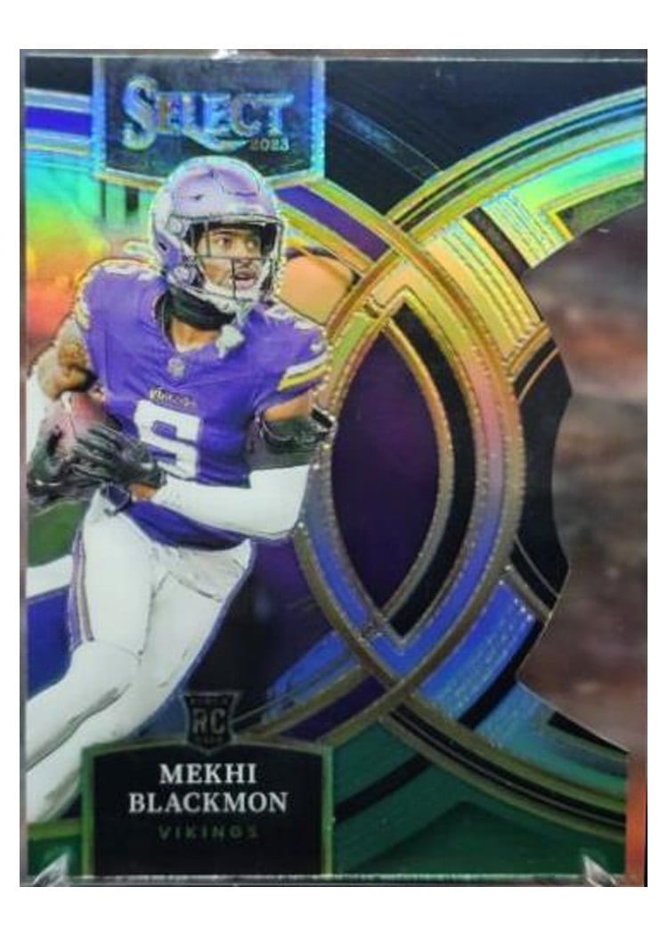 2023 Panini Select Base Set Mekhi Blackmon Black Green Prizm Die-Cut #105 card