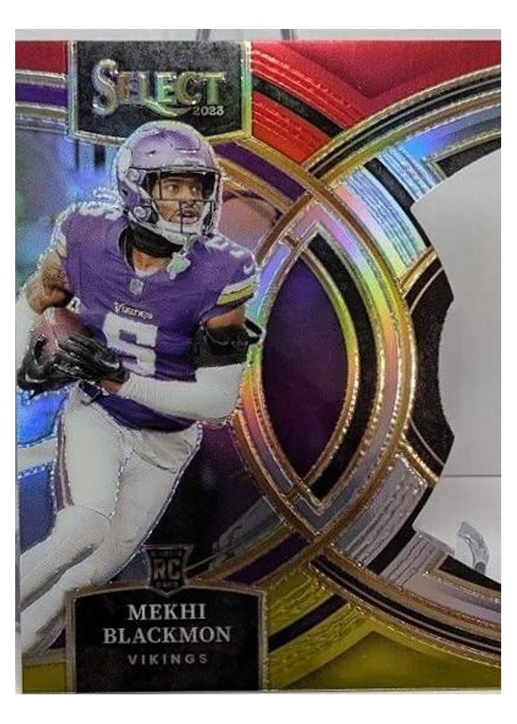 2023 Panini Select Base Set Mekhi Blackmon #105 card