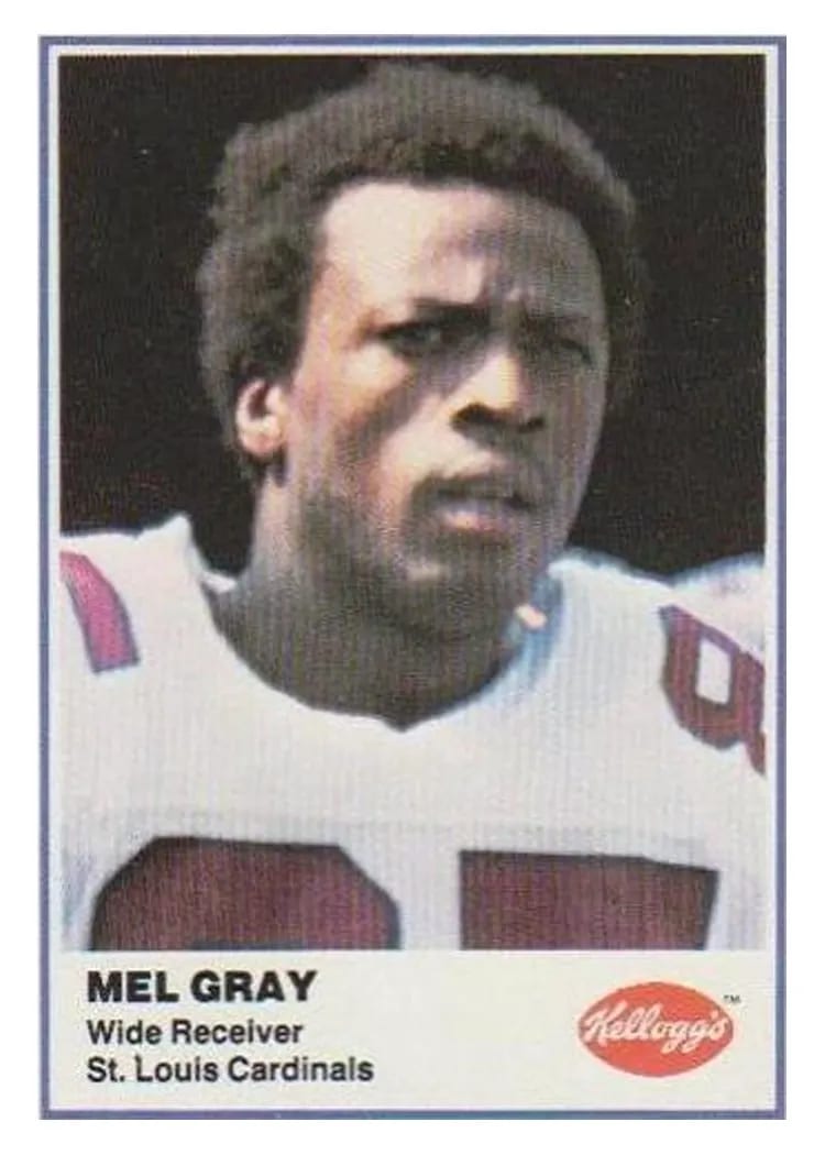1982 Kellogg's Mel Gray card