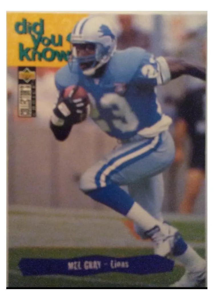 1995 Upper Deck Mel Gray #44 card