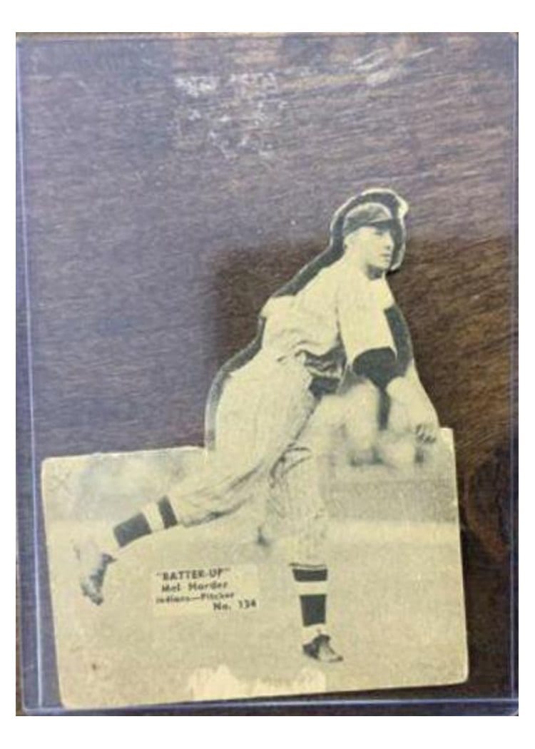 1934 Batter Up Mel Harder #134 card