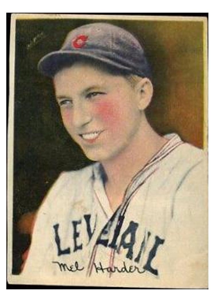 1936 R312 Mel Harder card