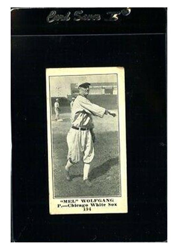 1916 M101 4 Sporting News 'Mel' Wolfgang #194 card