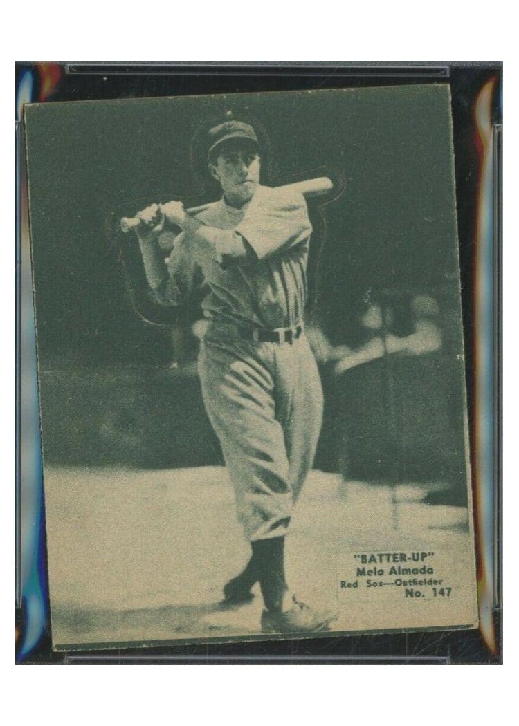 1934 Batter Up Melo Almada #147 card