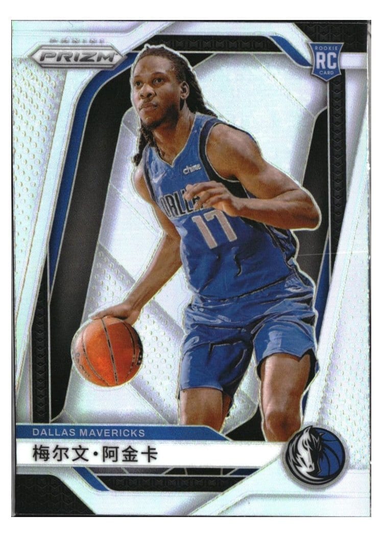 2024-25 Panini Prizm Base Set Melvin Ajinca #255 card